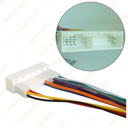 Picture of Car Radio Stereo Wiring Harness Adapter Plug For Hyundai IX35/Elantra/Santa Fe/Sonata Aftermarket CD/DVD Stereo Installation