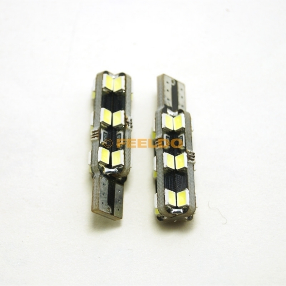 Picture of 1PC DC12V Cool White T10 24LED 2835SMD CANBUS No Error Car LED Light Lamp Bulb Side Light