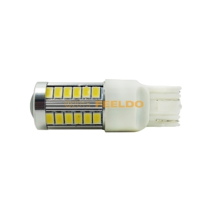 Picture of 1pcs White Car 12V 7443/T20/W21/5W/W3x16q 33SMD LED 5630 Tail Reverse Parking Light Bulbs