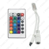 Picture of Car 5-24V 6A Mini RGB LED IR Wireless Controller with 24 Keys RGB Remote Control for LED Light Bar Lamp 24 Modes