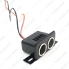 Picture of 12V Car Motorbike Tractor Boat Cigarette Lighter Double Socket Plug