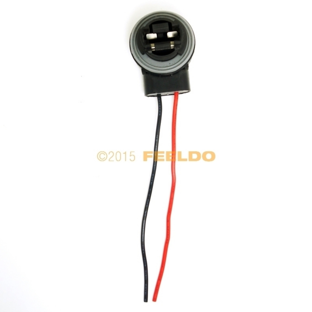 Picture of 1pc Car 3156/3056/3456/4156/W2.5X16D LED Bulb Brake Signal Light Socket Harness Wire