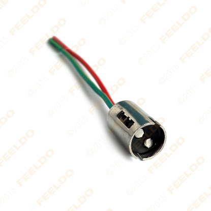Picture of Car BAY15D LED Bulb Replacement Socket Holder Adapter Plug With Extension Wire Harness