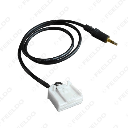 Picture of Car 3.5mm Audio AUX 20PIN Wire Adapter Input Wire Cable For Toyota Camry/Corolla/Reiz/RAV4/Highlander