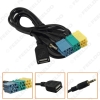 Picture of 2 in1 3.5MM + USB Plug Audio Adapter Cable Kia Aux Cable CD Player to MP3 For Hyundai Kia Sportage