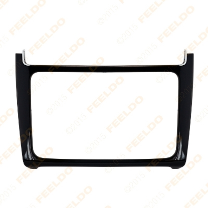 Picture of Glossy Black 2DIN Car Refitting Radio Stereo DVD Frame Fascia Dash Panel Installation Kits For Volkswagen Polo(Typ6C;2014+)