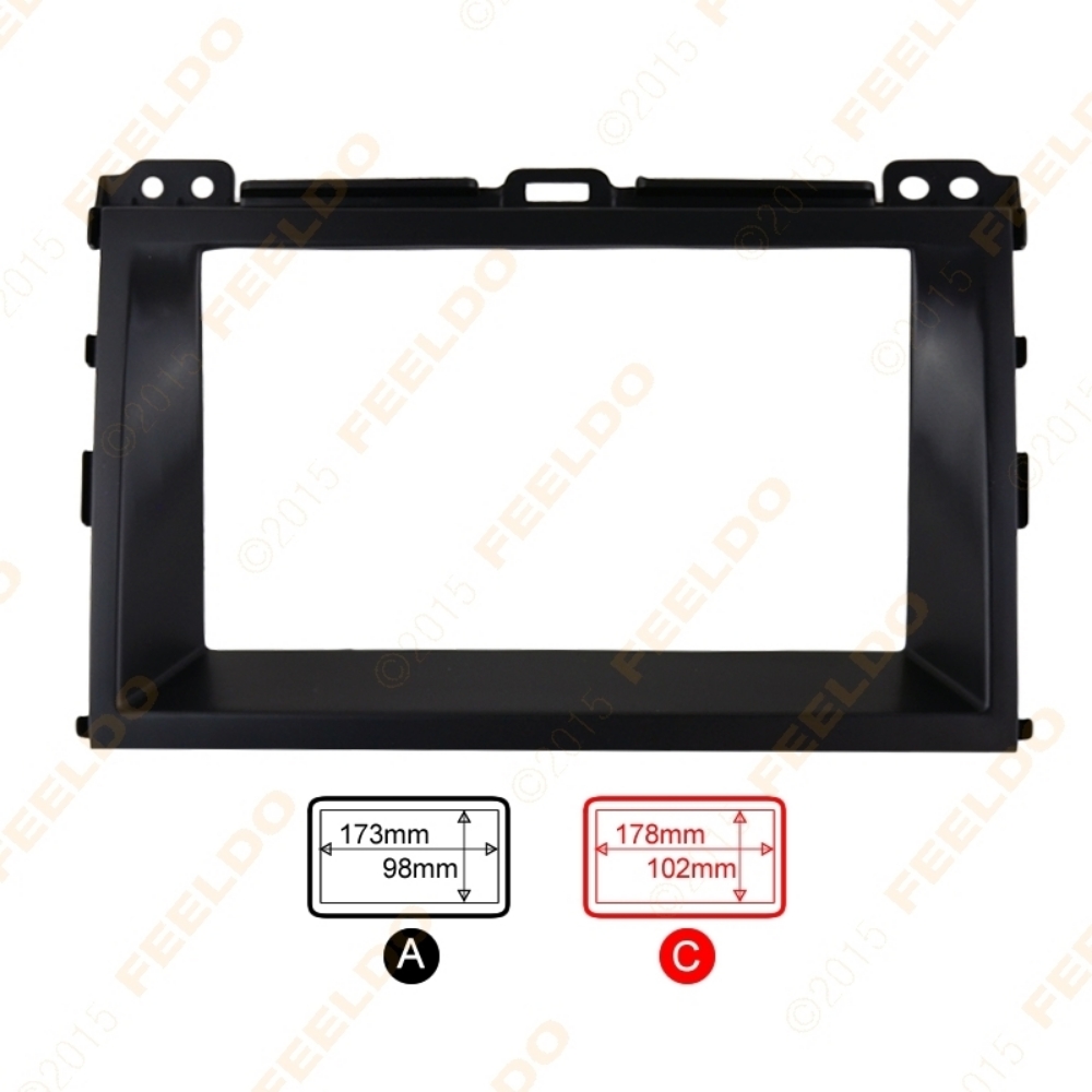 Picture of Car Refitting Radio Stereo DVD Frame Fascia Dash Panel Installation Kits For LEXUS GX470(J120;2002–2009)