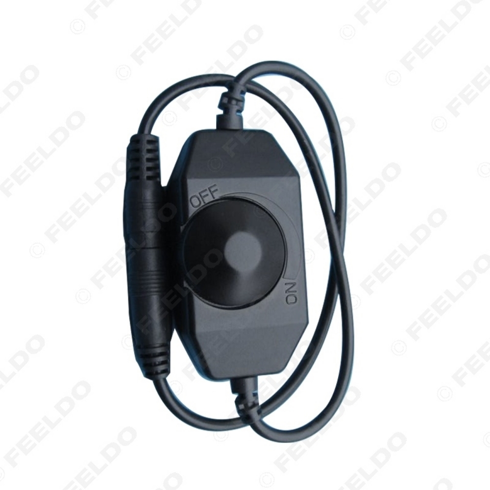 Picture of Car LED Brightness Adjust Switch Dimmer Controller Single Color LED Strip Light DC12V-24V