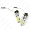 Picture of 1pcs White H3 COB Dual-Side 24SMD 10W Car LED Fog Lights Head Lamp Light Bulb 12V
