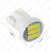 Picture of Super White 1.5W T10 194 168 W5W 7014/7020 3SMD Car Side Wedge Tail Turn LED Light Bulb