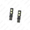 Picture of 1pcs White T10 W5W 194 CANBUS 9 5050SMD LED Car Side Wedge Light Lamp Bulb 7 Colors