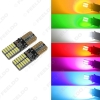 Picture of 1pcs T10 194 168 W5W No Error 3014 24 LED Canbus Car Side Lamp Wedge Light Bulb 7-Colors
