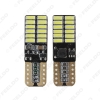 Picture of 1pcs T10 194 168 W5W No Error 3014 24 LED Canbus Car Side Lamp Wedge Light Bulb 7-Colors