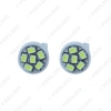 Picture of 1pcs Power Car/Auto T10 194 168 1206 6SMD Wedge LED light Bulbs DC12V 7-Color