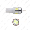 Picture of 1pcs Car DC12V T10 194/168 Wedge 6-SMD 5630 LED Light Bulb With Lens 7-Color