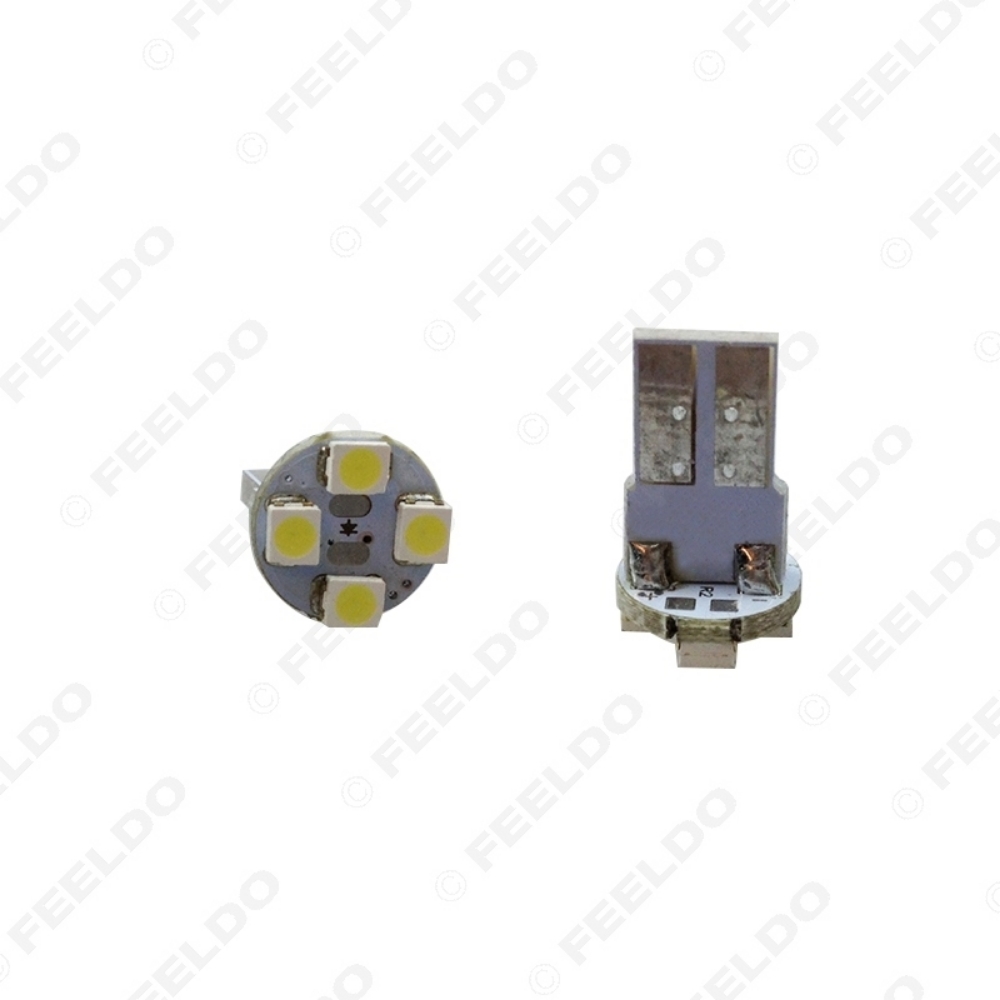 Picture of 1pcs Super White Electrodeless Plug T10 168 194 1210/3528 4SMD Wedge Car LED Light Bulbs