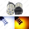 Picture of 1pcs 7443 T20 1210 60SMD Dual Color White/Amber Switchback Car Turnning Signal Backup LED Lights