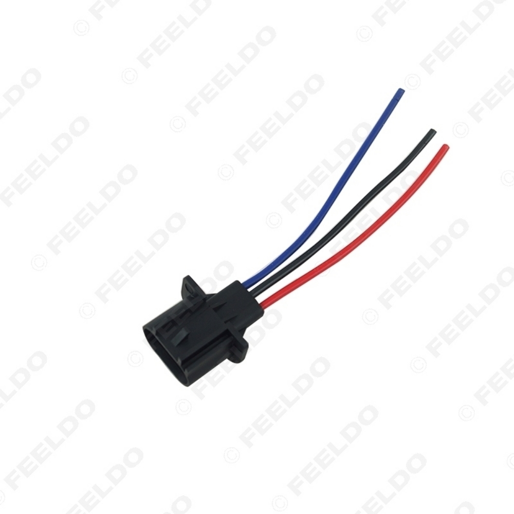 Picture of 1pcs H13 Male Plastic Socket Case for Auto Halogen LED Headlamp Holder Connector Wire