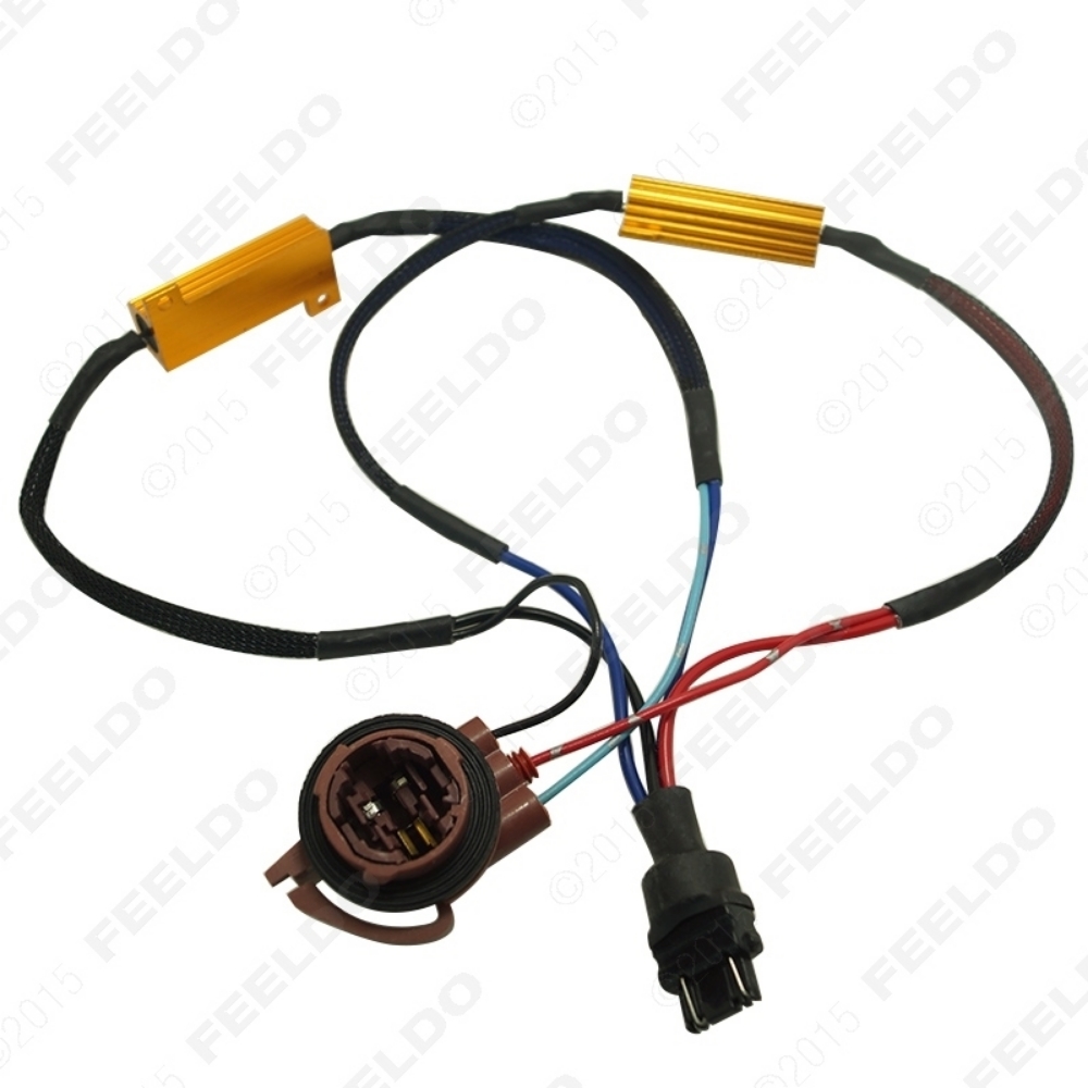 Picture of 3157B LED Decoder Warning Error Canceller Turn Signal Brake Lamp Anti Flicker Load Resistor