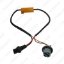 Picture of Canbus Error Free Resistor LED Decoder Warning Error Canceller For 7440/7441/992 LED Turn Signal Bulb
