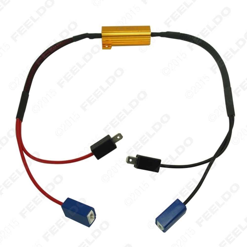 Picture of H1/H3 LED Fog Light DRL Driving Light Canbus 50W Load Resistor Wiring Canceller Canbus ERROR FREE Decoders Wirings