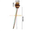 Picture of Car 7443/T20/W21/5W/W3x16q LED Bulbs Brake Signal Lights Socket Harness Plugs Connector