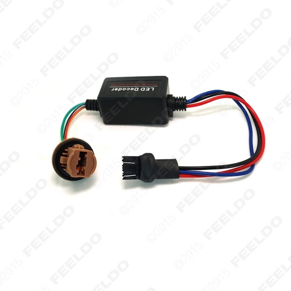 Picture of DC12V 7443 LED Light Warning Canceller Decoder Load Resistor NO-OBD Error NO Hyper Flash Adapter