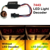 Picture of DC12V 7443 LED Light Warning Canceller Decoder Load Resistor NO-OBD Error NO Hyper Flash Adapter