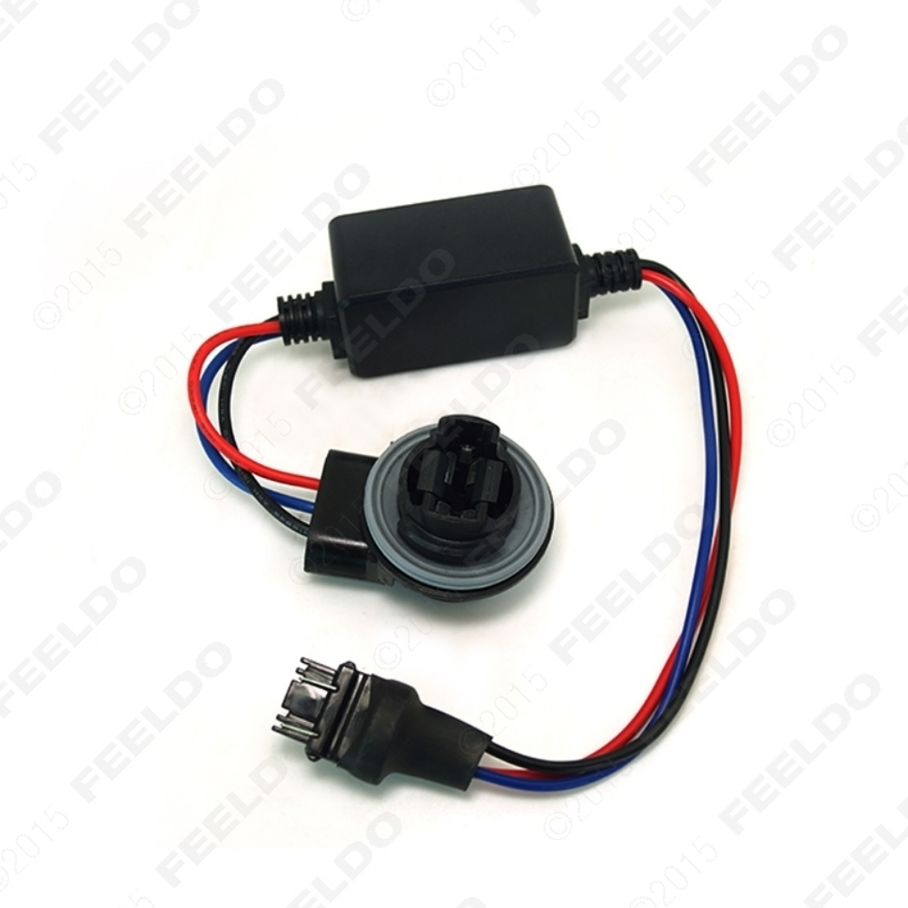 Picture of DC12V 3157B LED Light Warning Canceller Decoder Load Resistor NO-OBD Error NO Hyper Flash Adapter