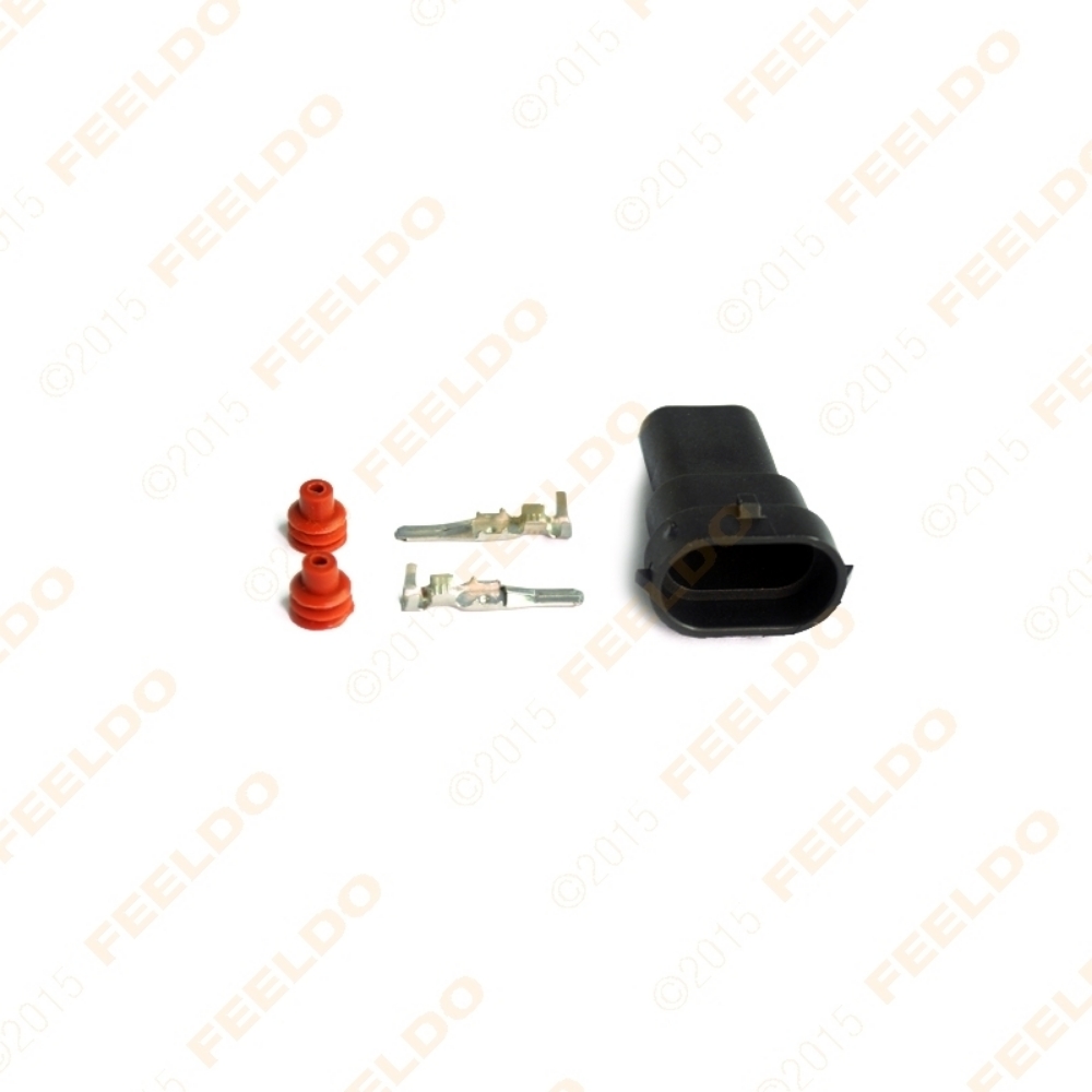 Picture of Car Male HID Headlight Bulb Socket Connectors For H8/H9/H11/880/881 LED/HID Lights