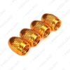 Picture of 4pcs Aluminum Bullet Style Car Motorcycle Air Port Cover Tire Valve Wheel Stem Caps 3-Color