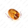 Picture of 4pcs Aluminum Bullet Style Car Motorcycle Air Port Cover Tire Valve Wheel Stem Caps 3-Color