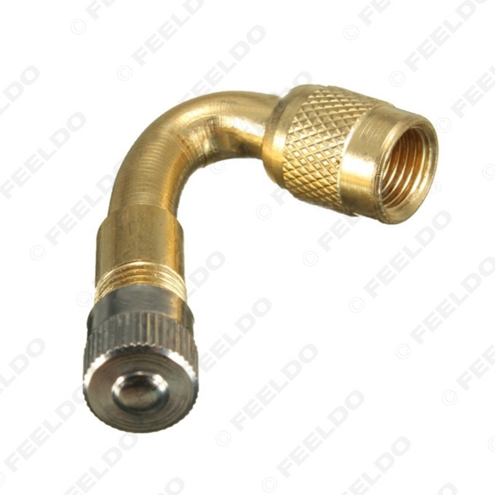 Picture of 1pcs 45/90/135 Degree Angle Brass Air Type Valve Extension Adaptor For Motorcycle Car Scooter