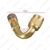 Picture of 1pcs 45/90/135 Degree Angle Brass Air Type Valve Extension Adaptor For Motorcycle Car Scooter