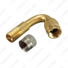Picture of 1pcs 45/90/135 Degree Angle Brass Air Type Valve Extension Adaptor For Motorcycle Car Scooter