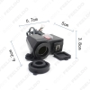 Picture of 1pcs Intelligent waterproof 5 V / 2.1A Dual USB output motorcycle handlebar clamp Power Adapter Charger with USB charging socket cigarette