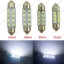 Picture of 1pcs White 31mm/36mm/39mm/41mm 1210/3528 8SMD Car Interior Light Festoon Dome LED Bulb