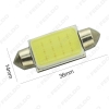 Picture of 1PC White 31mm/36mm/39mm/41mm COB 12SMD 12LED 1.5W Car Festoon LED Bulb Interior Dome Light