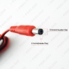 Picture of 5.5mm/2.1mm DC adapter plug coaxial/concentric/barrel/tip power connector cable wire