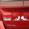 Picture of 1pcs Car Stickers Angle&Devil Girls Sexy Lady Auto Decoration Reflective Decal Stickers Styling For All Cars