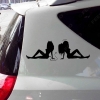 Picture of 1pcs Car Stickers Angle&Devil Girls Sexy Lady Auto Decoration Reflective Decal Stickers Styling For All Cars