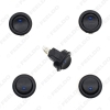 Picture of 5pcs/lot Car Boat Auto Motorcycel LED Dot Light 12V Round Rocker ON OFF SPST Switch with Blue Light