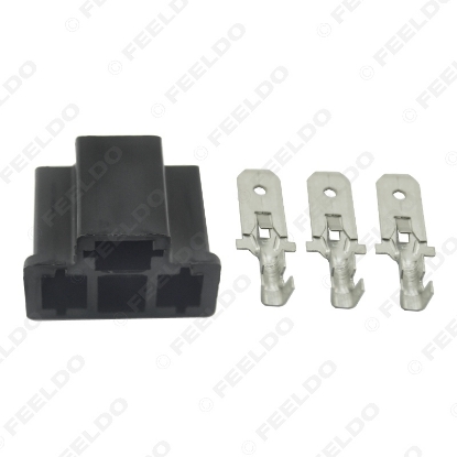 Picture of 1Set Car Motorcycle H4/HB2/9003 Bulb Waterproof DIY Male Quick Adapter Connector Terminals Plug