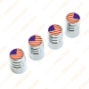 Picture of 4pcs/set Car Universal Chrome Zinc Alloy Tire Valve Cap For Wholesale Mixed Logos Order