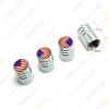 Picture of 4pcs/set Car Universal Chrome Zinc Alloy Tire Valve Cap For Wholesale Mixed Logos Order