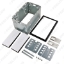 Picture of Universal 2Din Fascia Panel Adapter Installation Cage Fitting Kit ISO Mounting Bracket Head Unit Fixed Stable Iron Cages