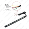 Picture of 1pcs Red and Amber Motorcycle Car 48LED LED Turn Signal Light Tail Brake Stop License Plate Lamp Rear Light