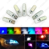 Picture of 1pcs Car T10 194 501 W5W 5730 6SMD Silicone LED Side License Plate Light Wedge Lamp 7-Color
