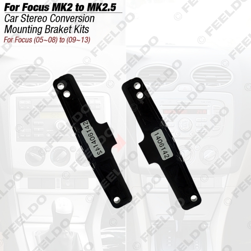 Picture of 1Pair Car Stereo Conversion Mounting Bracket Kits For Ford Focus MK2(05~08) Into Focus MK2.5(09~13)
