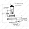 Picture of 1PC White H11 55W/100W Car Fog Lights Halogen Bulb Headlights Lamp Car Light Source Parking